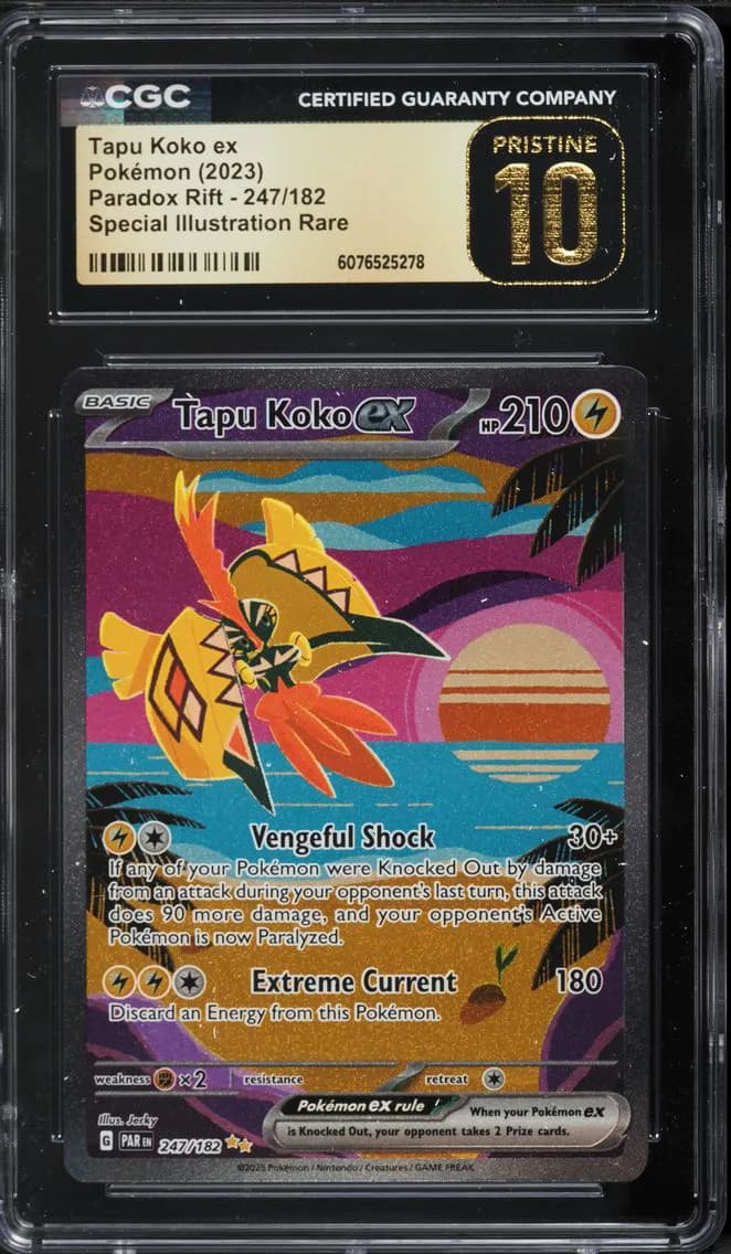 Tapu Koko EX, Paradox Rift, CGC 10