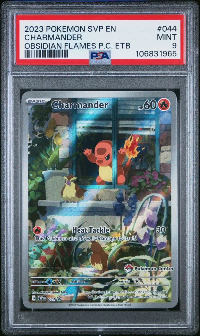 Charmander, SV Black Star Promo, PSA 9