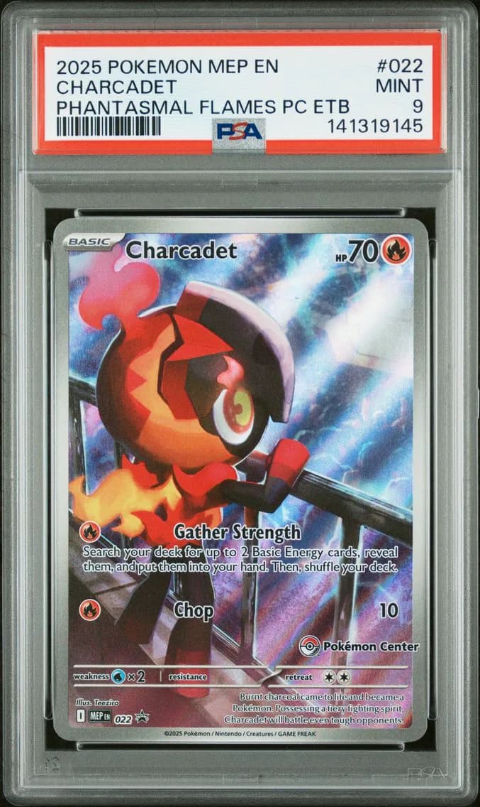 Charcadet, Me Black Star Promo, PSA 9