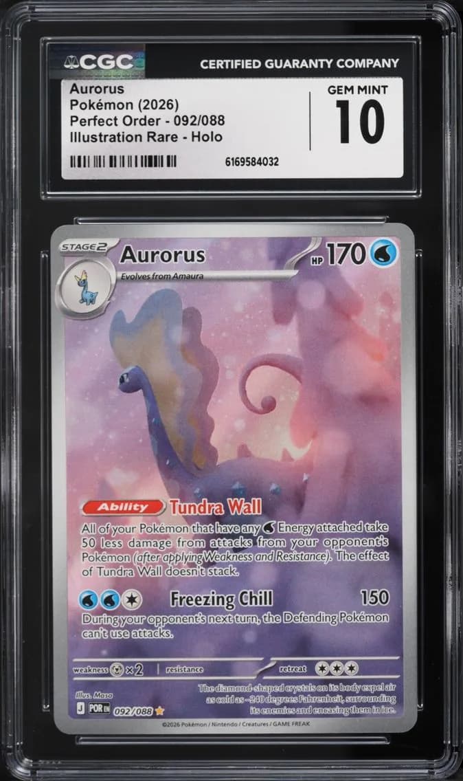 IR Aurorus, Perfect Order, CGC 10