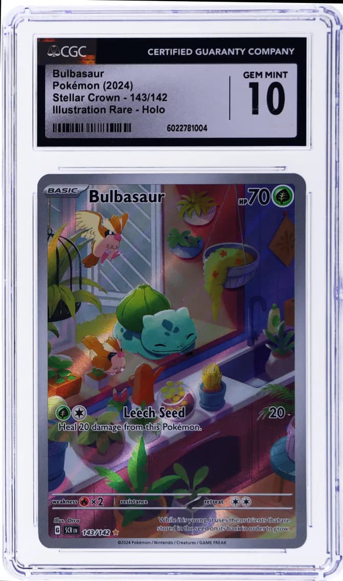 Bulbasaur, Stellar Crown, CGC 10