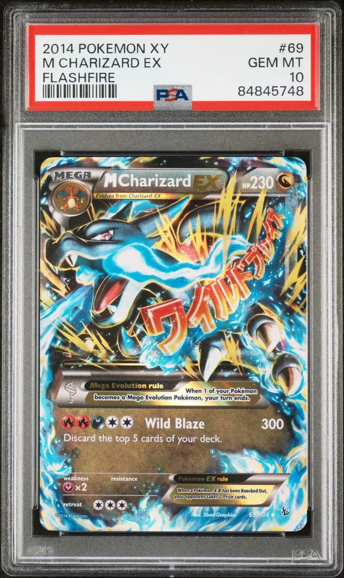 M Charizard EX, XY Flashfire, PSA 10