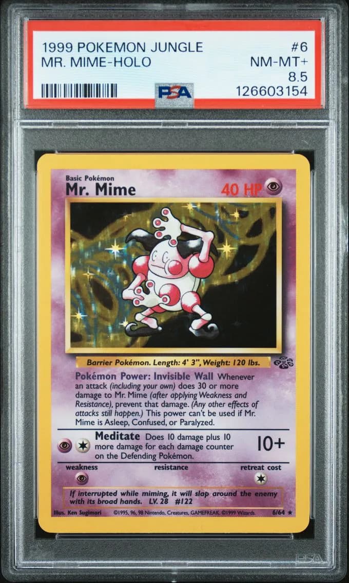 Mr. Mime-Holo, Jungle, PSA 8.5