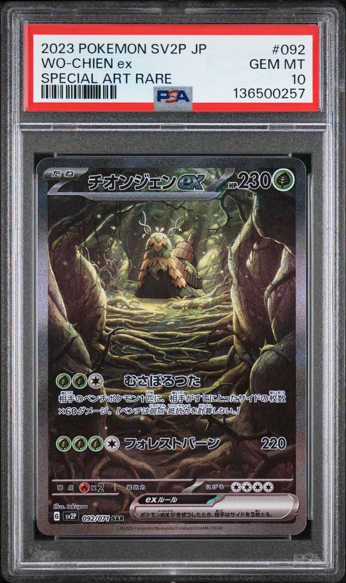 WO-Chien EX, Japanese Sv2p-Snow Hazard, PSA 10