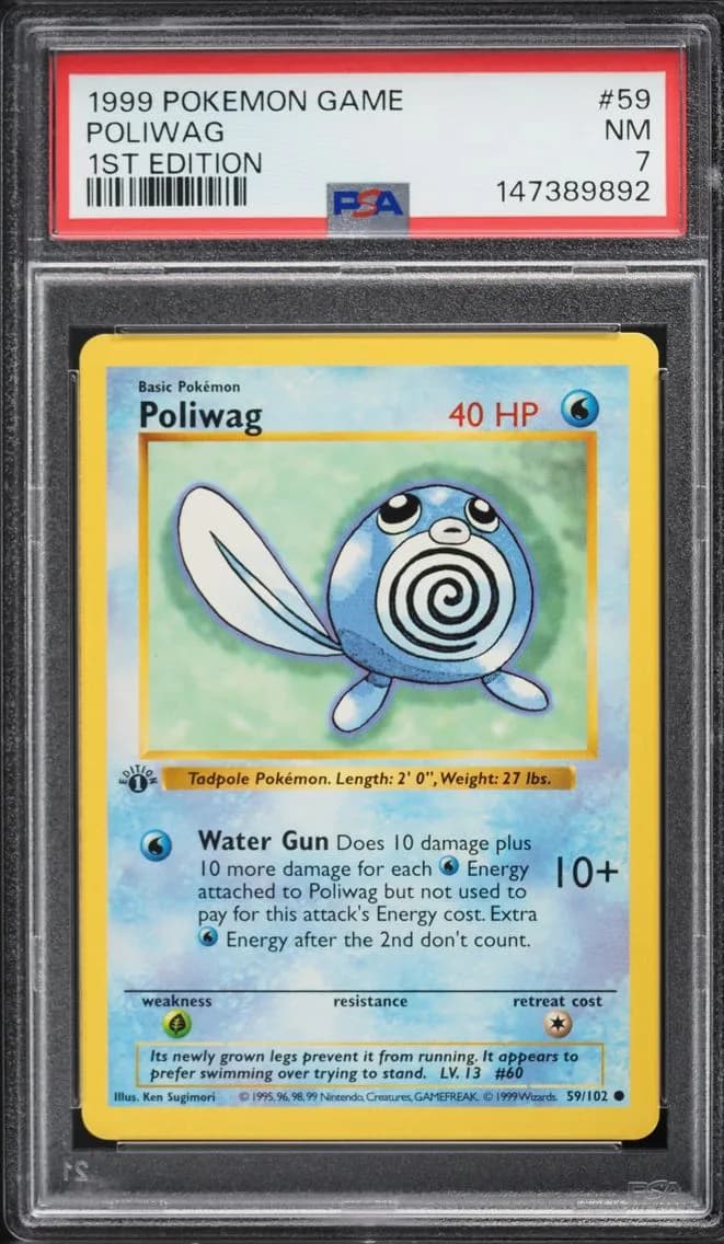 Poliwag, Game, PSA 7