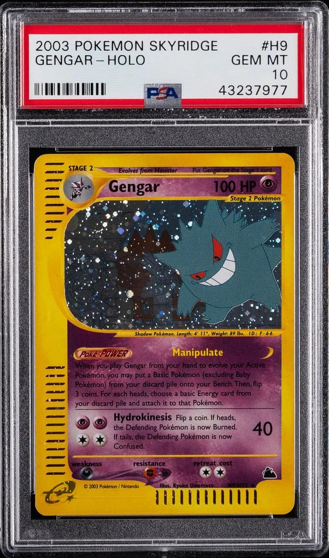 Gengar-Holo, Skyridge, PSA 10