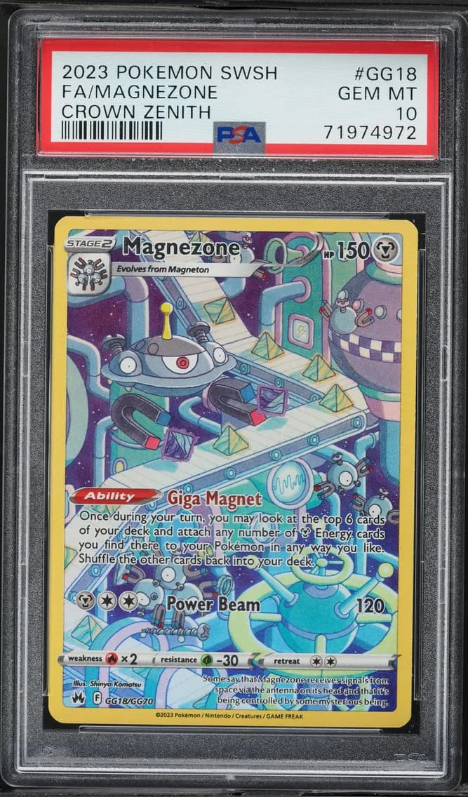Magnezone, Sword and Shield Crown Zenith, PSA 10