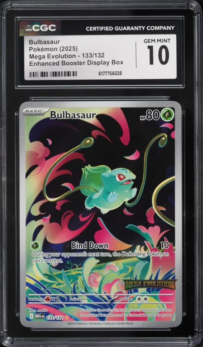 Box Bulbasaur, Mega Evolution, CGC 10