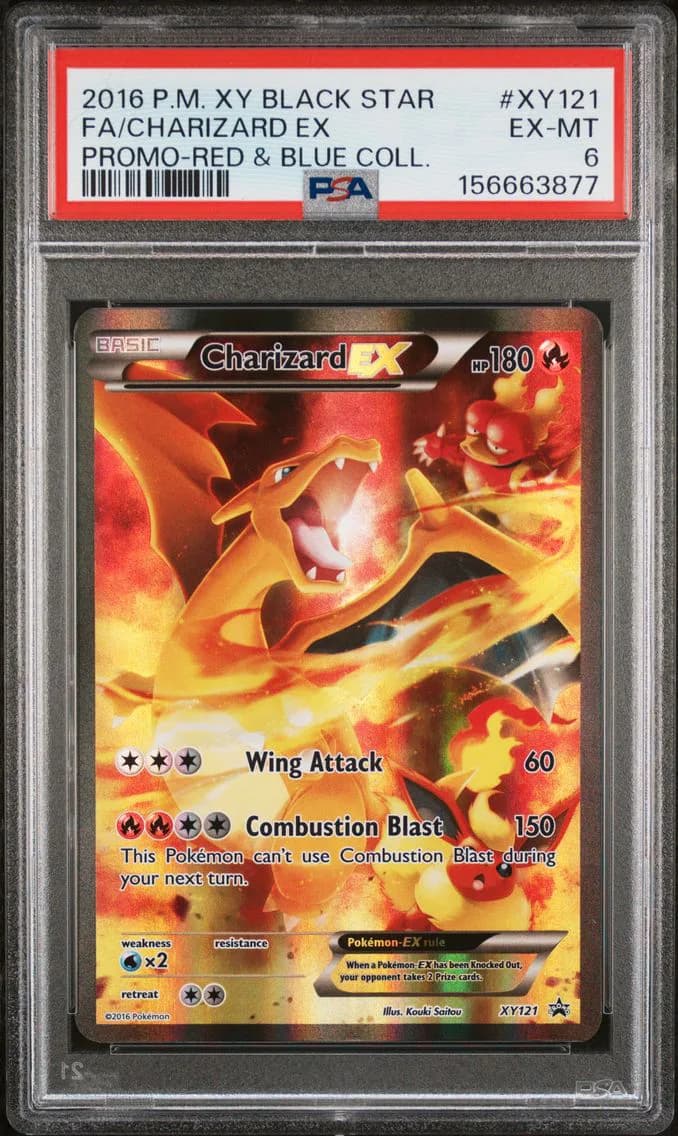 Charizard EX, XY Black Star Promo, PSA 6