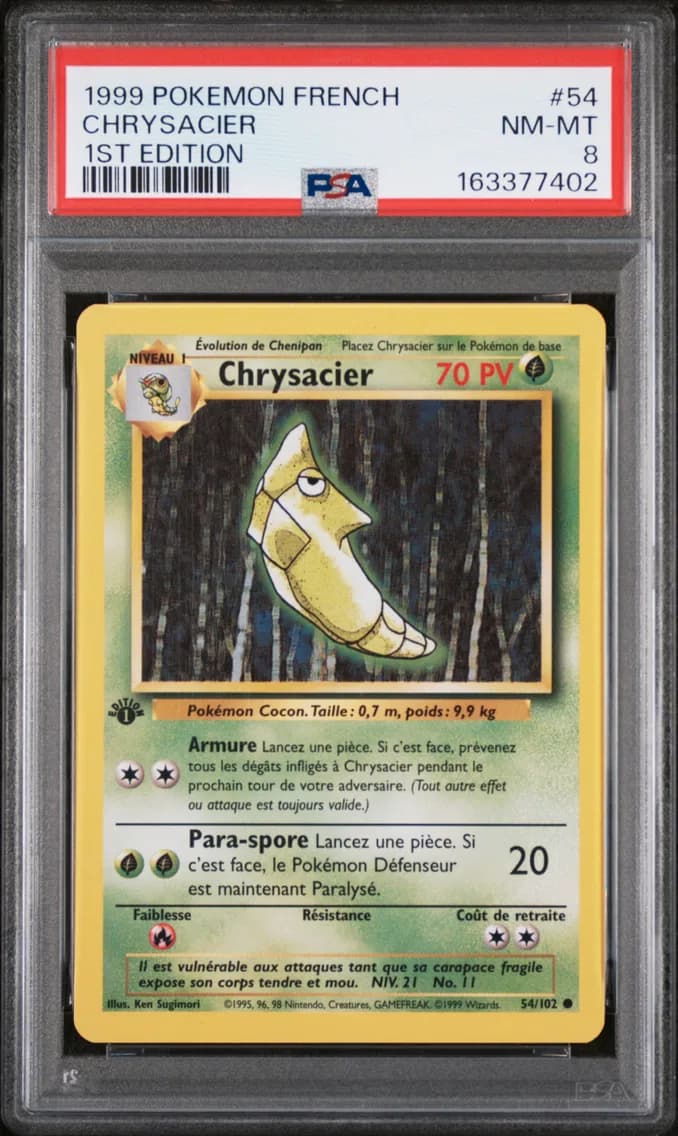Chrysacier 1st Edition, French, PSA 8
