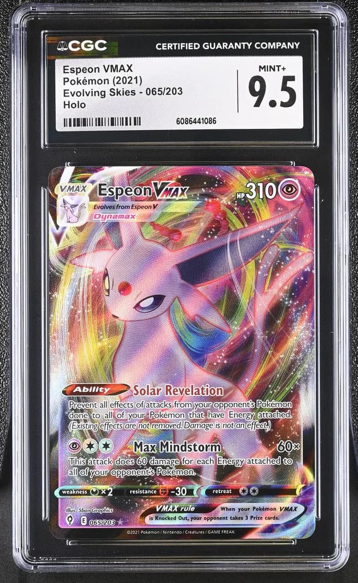 Espeon VMAX, Evolving Skies, CGC 9.5