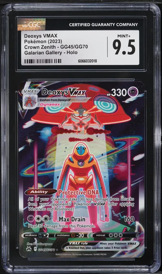 Deoxys VMAX, Crown Zenith, CGC 9.5