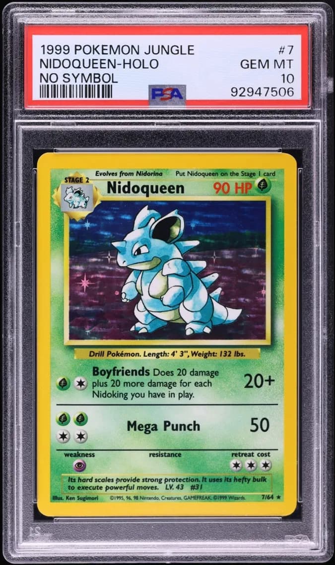 Nidoqueen-Holo, Jungle, PSA 10