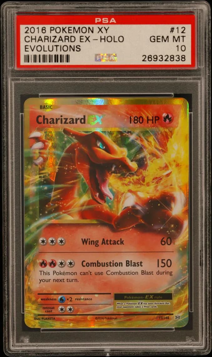 Charizard EX, XY Evolutions, PSA 10