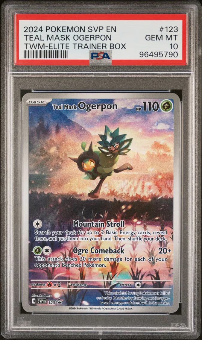 Teal Mask Ogerpon, SV Black Star Promo, PSA 10
