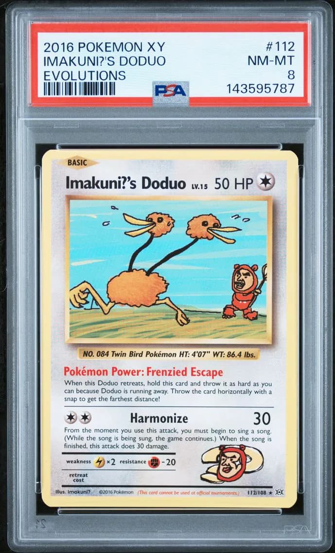 Imakuni?'s Doduo, XY Evolutions, PSA 8