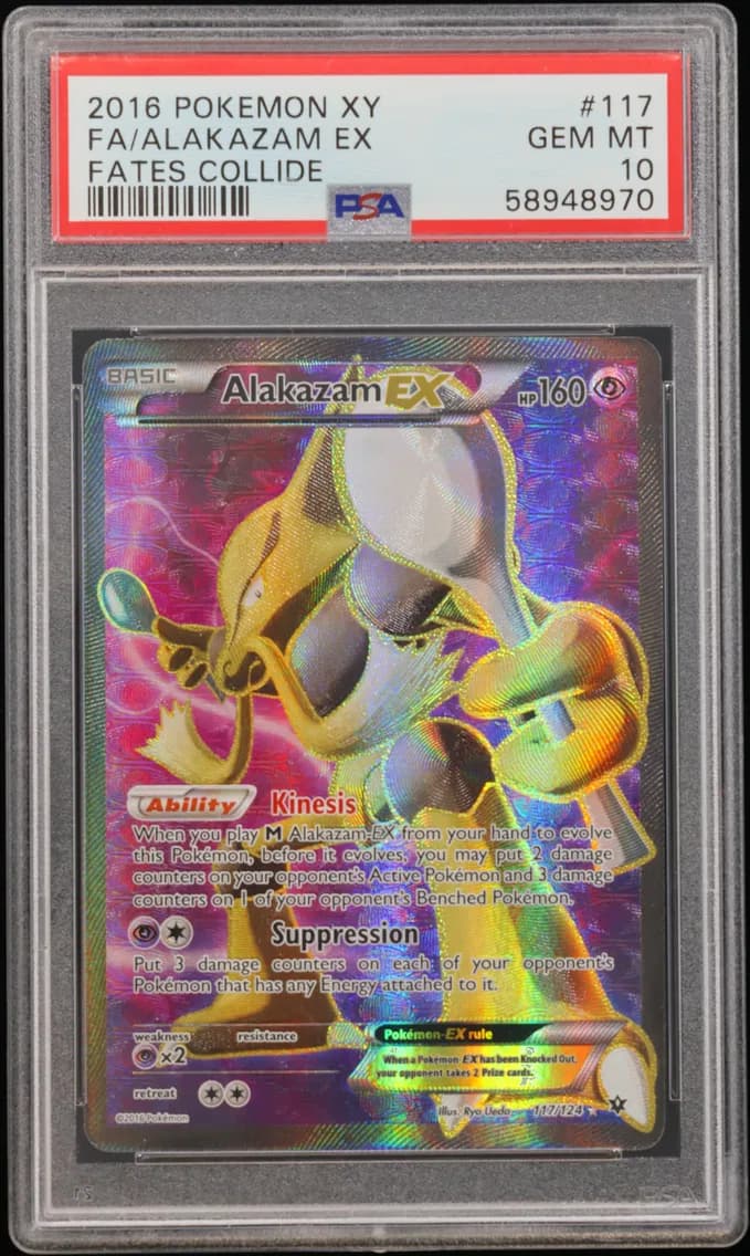 Alakazam EX, XY Fates Collide, PSA 10