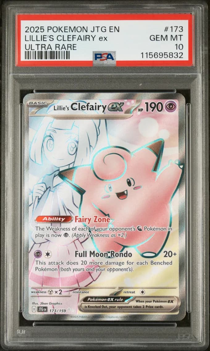 Lillie's Clefairy EX, Journey Together, PSA 10