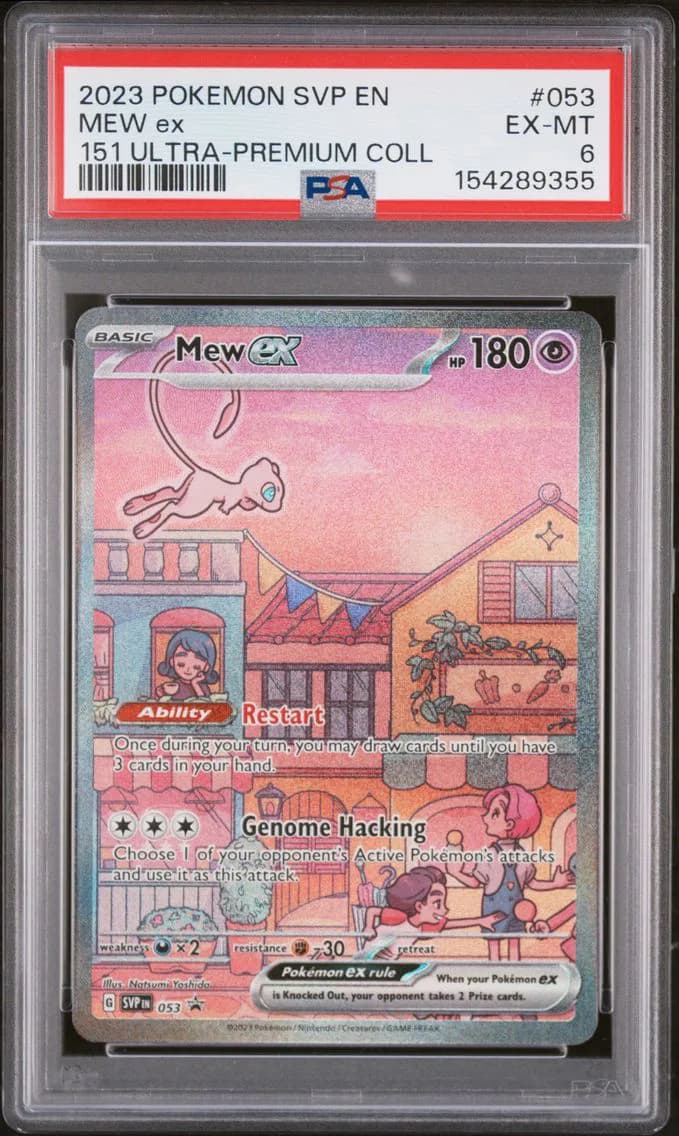 Mew EX, SV Black Star Promo, PSA 6