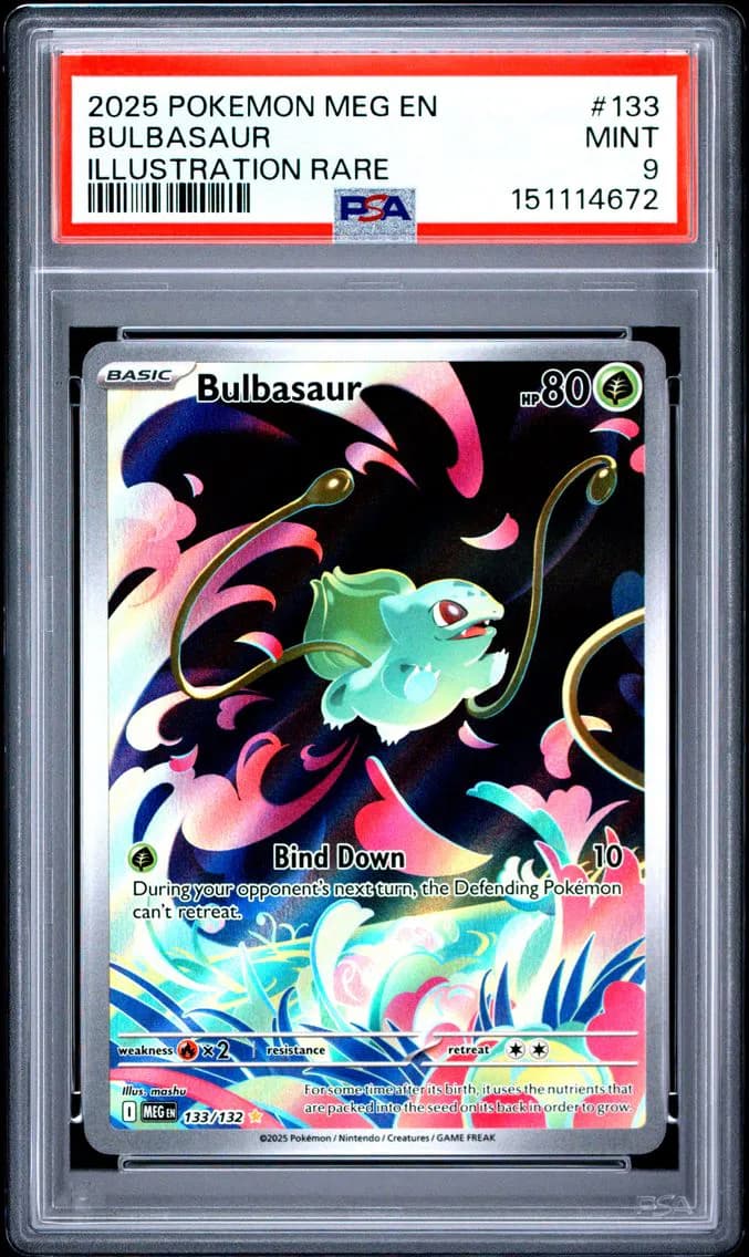 Bulbasaur, Mega Evolution, PSA 9