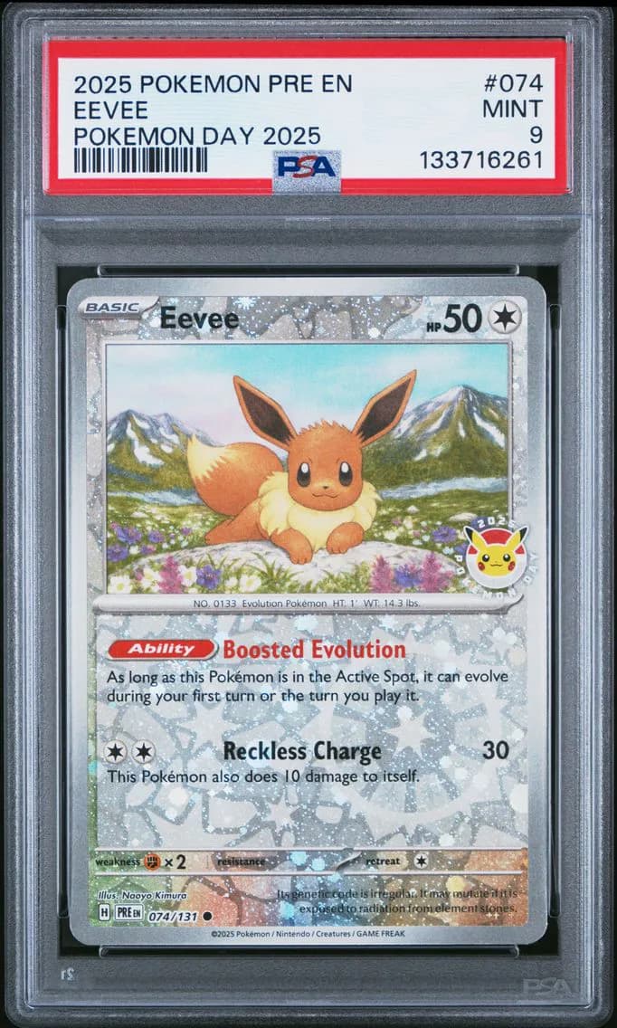 Eevee, Prismatic Evolutions, PSA 9