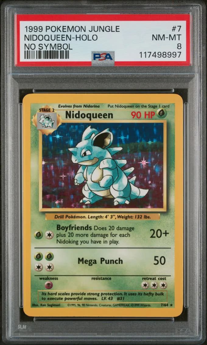 Nidoqueen-Holo, Jungle, PSA 8