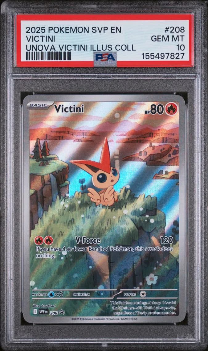 Victini, SV Black Star Promo, PSA 10