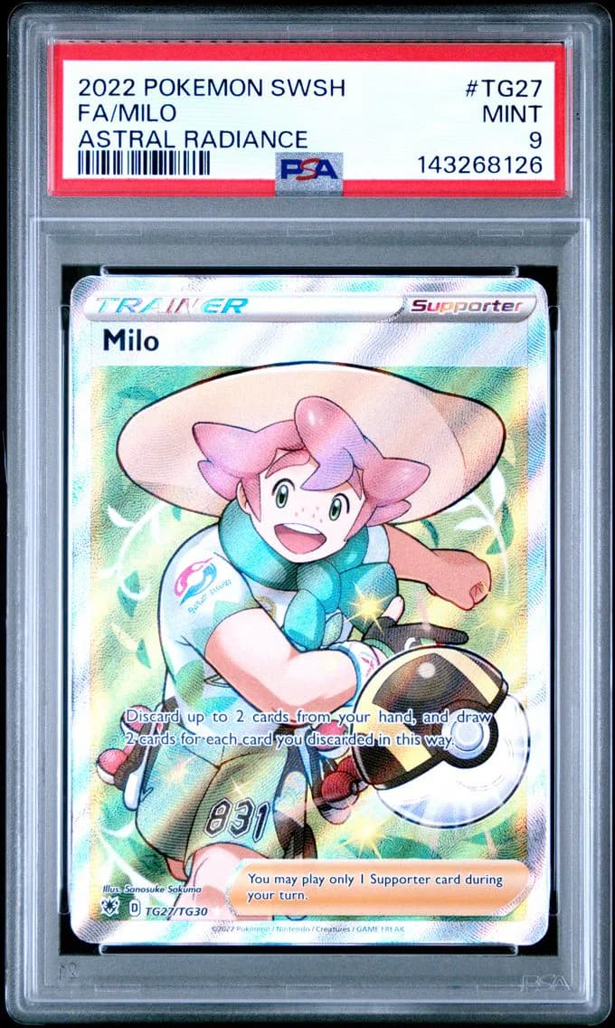 Milo, Sword & Shield Astral Radiance, PSA 9