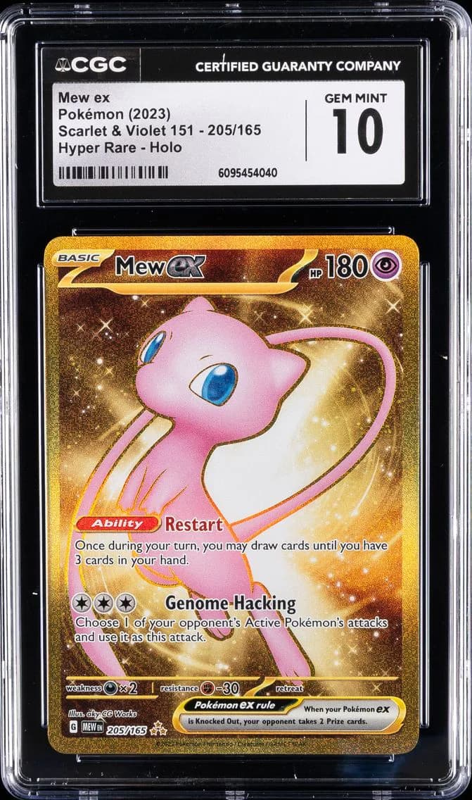Mew EX, Scarlet & Violet 151, CGC 10