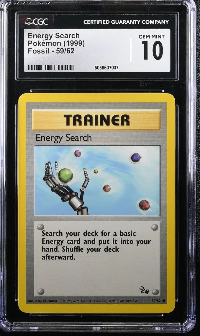 Energy Search, Fossil - Unlimited, CGC 10