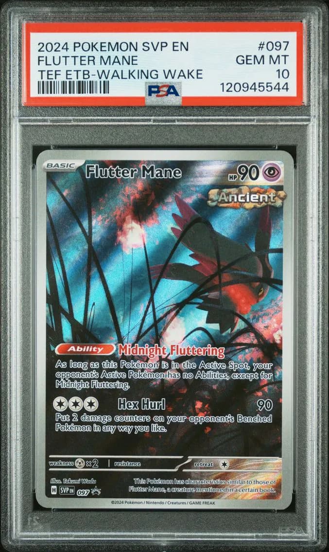 Flutter Mane, SV Black Star Promo, PSA 10