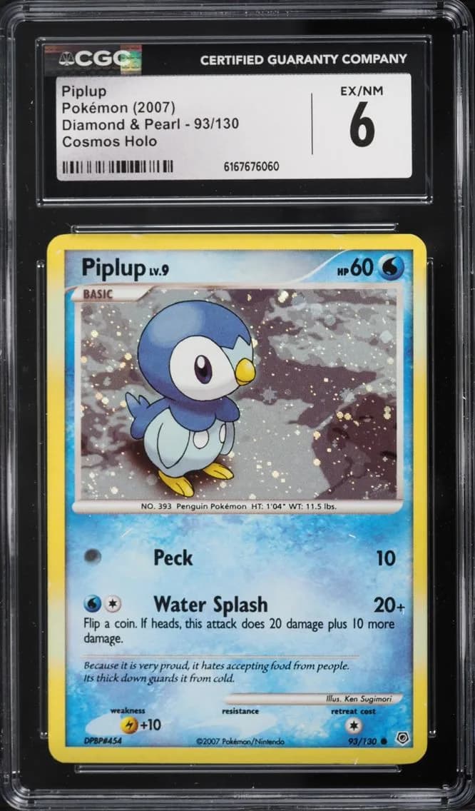 Piplup, Diamond & Pearl, CGC 6