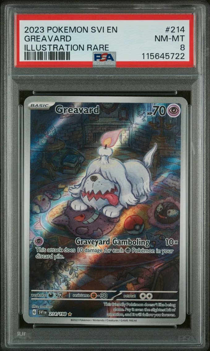 Greavard, Scarlet & Violet, PSA 8