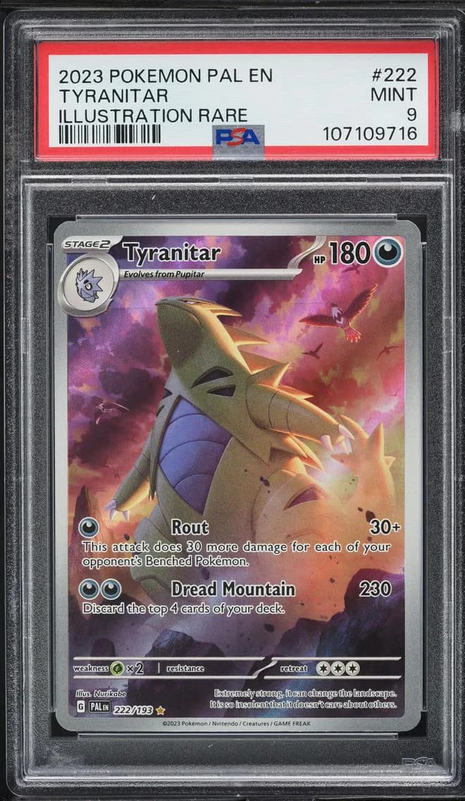 Tyranitar, Paldea Evolved, PSA 9