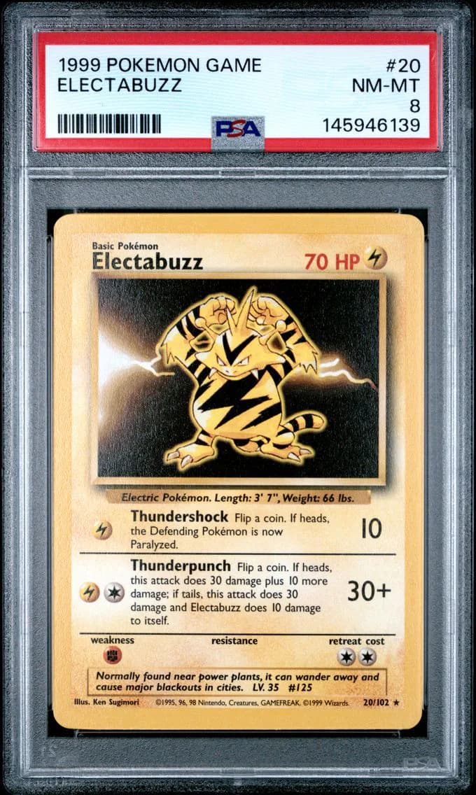 Electabuzz, Game, PSA 8