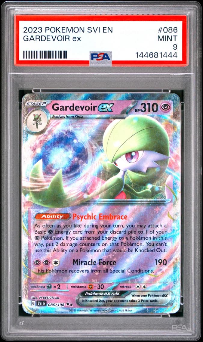 Gardevoir EX, Scarlet & Violet, PSA 9