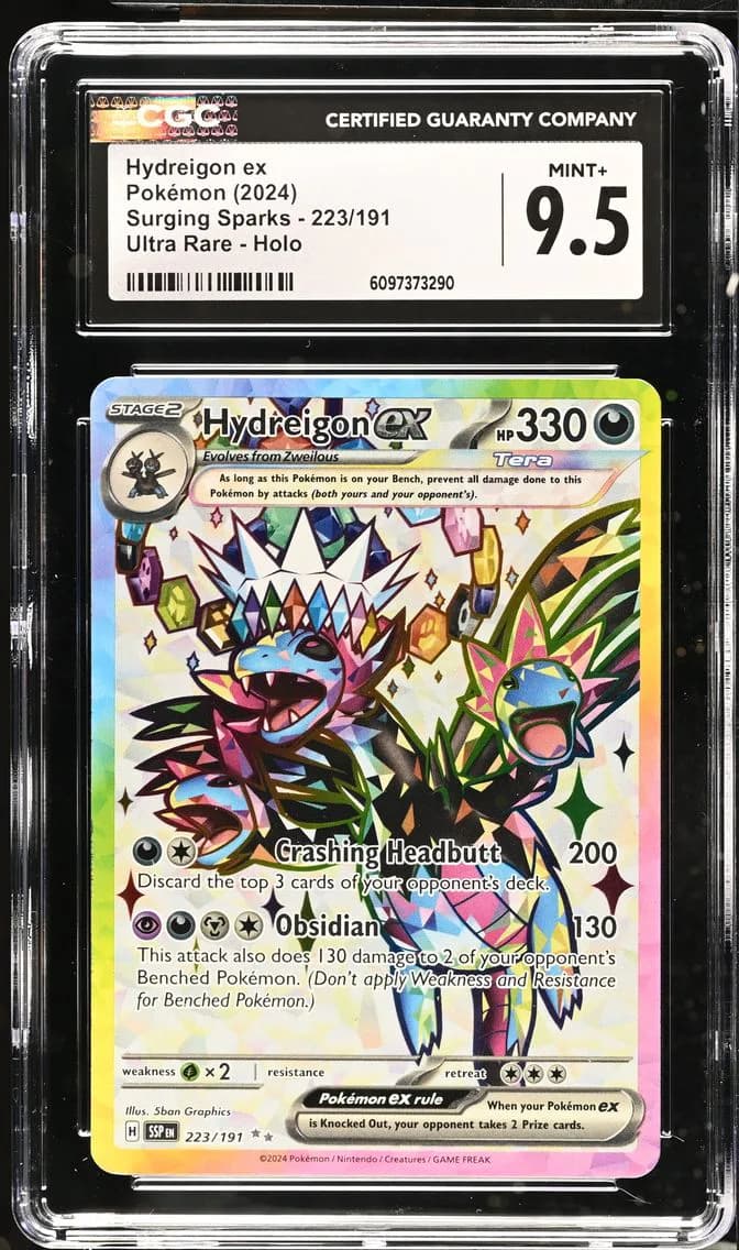 Hydreigon ex, Surging Sparks, CGC 9.5