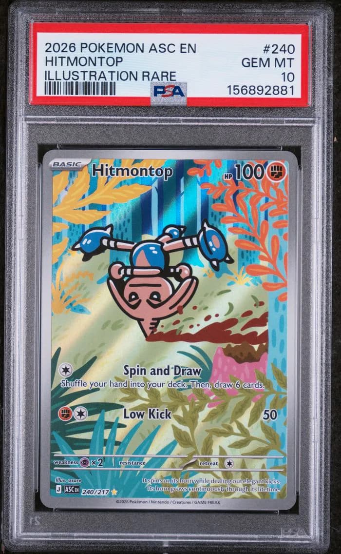 Hitmontop, Ascended Heroes, PSA 10