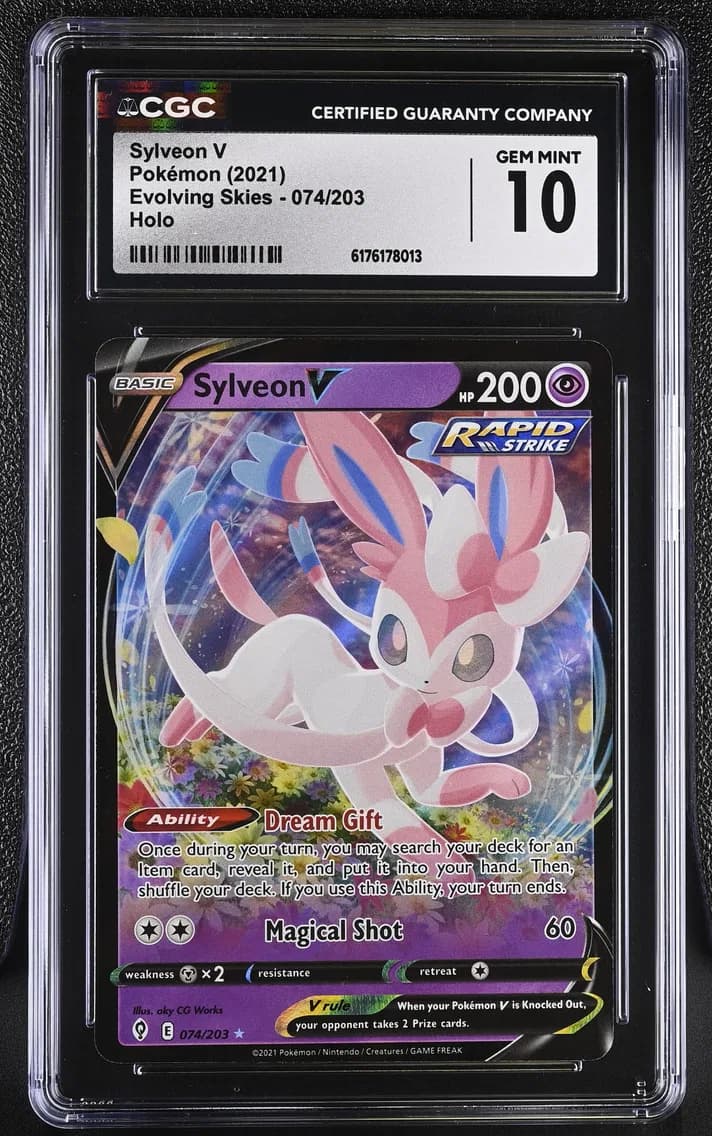 Sylveon V, Evolving Skies, CGC 10