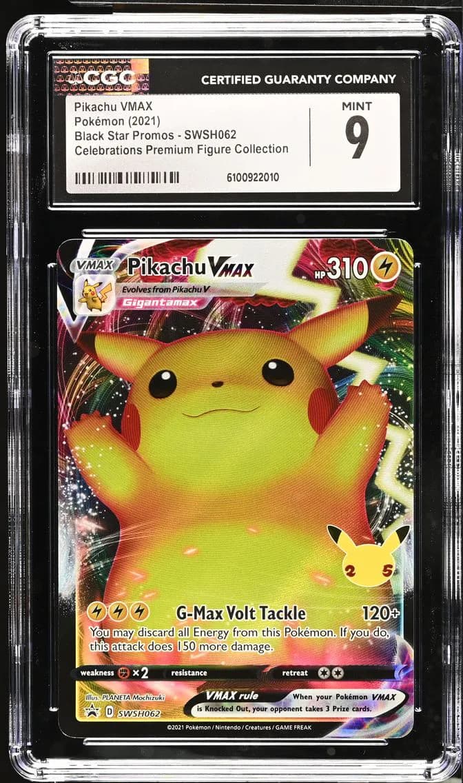 Pikachu VMAX, Black Star Promos - Sword & Shield, CGC 9