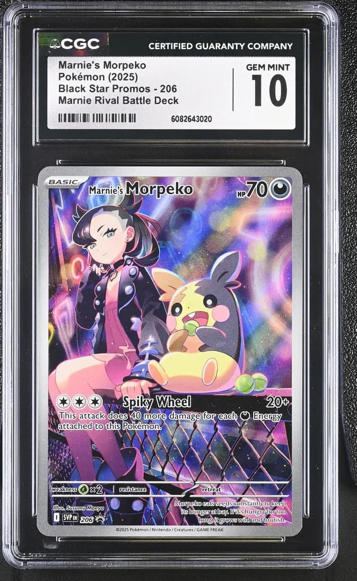 Marnie's Morpeko, Black Star Promos - Scarlet & Violet SVP EN, CGC 10