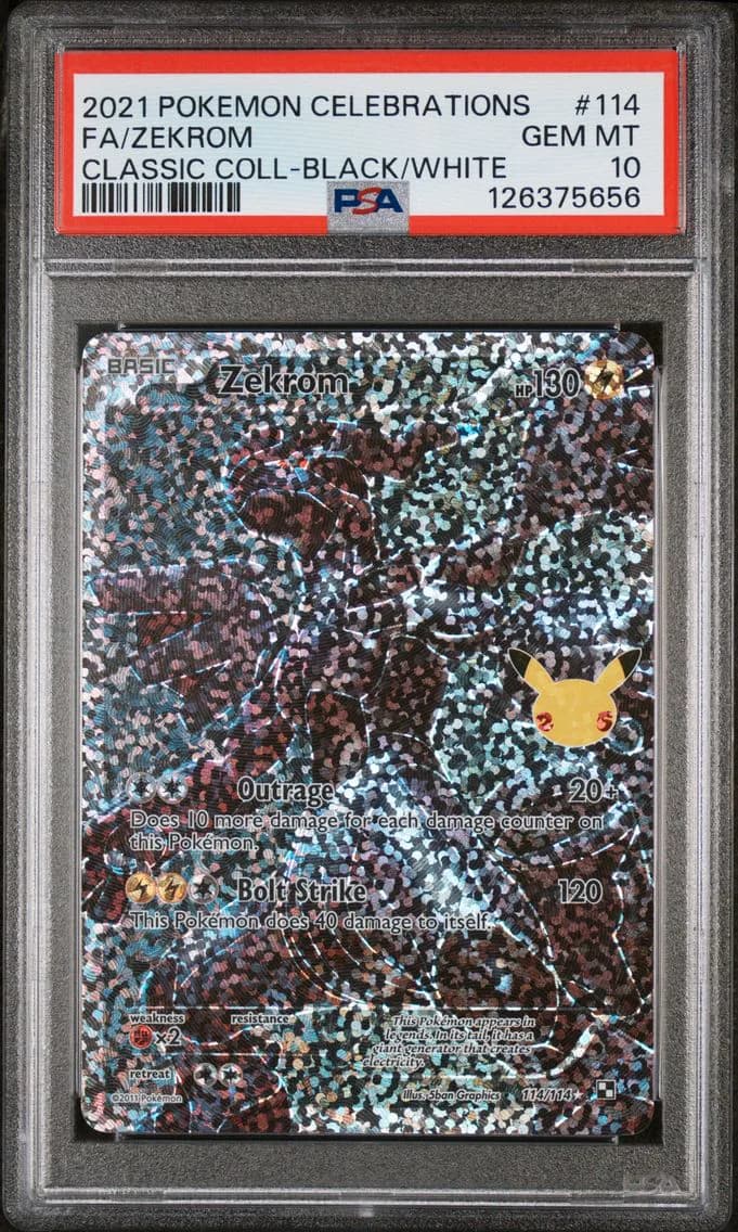 Zekrom, Celebrations Classic Collection, PSA 10