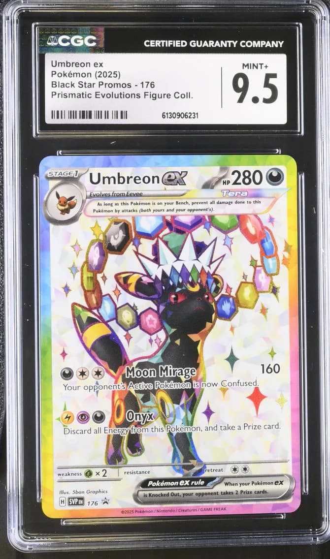 Umbreon ex, Black Star Promos - Scarlet & Violet SVP EN, CGC 9.5