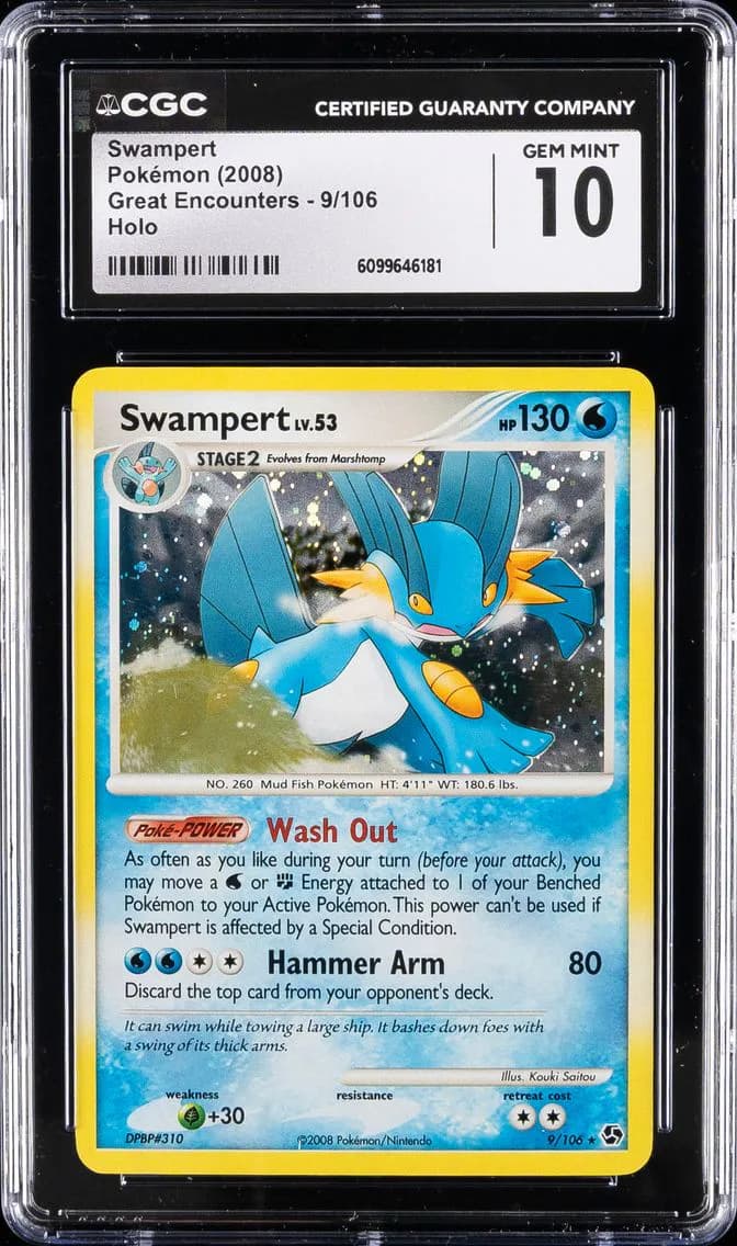 Swampert, Great Encounters, CGC 10
