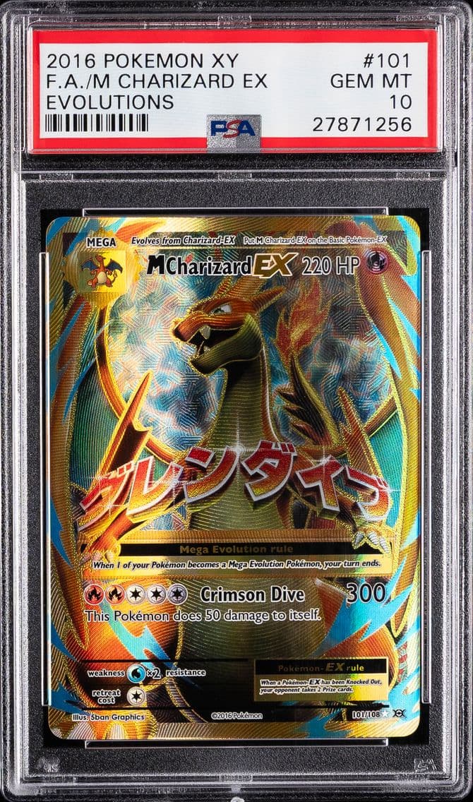 M Charizard EX, XY Evolutions, PSA 10