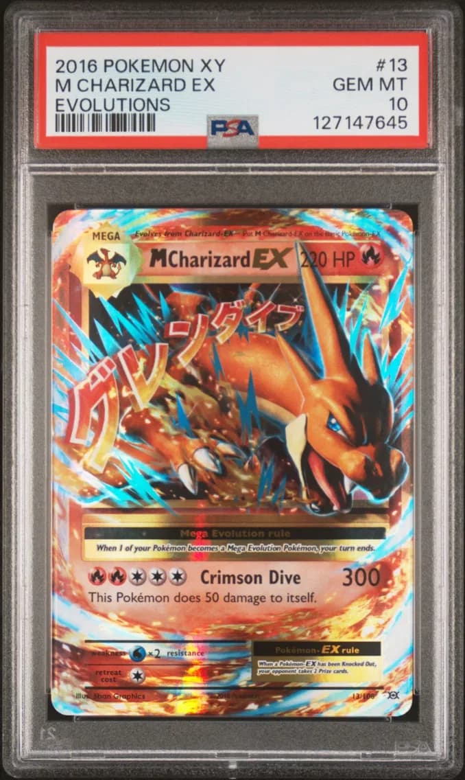 M Charizard EX, XY Evolutions, PSA 10