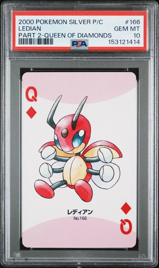Ledian, Silver Version Part 2 Playing Cards, PSA 10