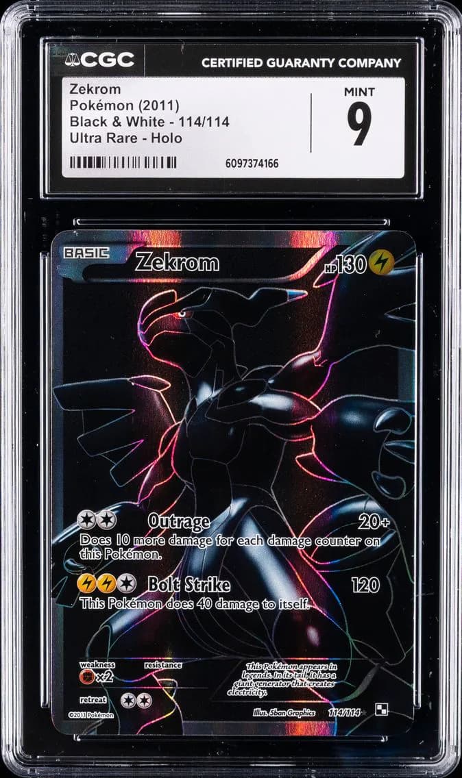Zekrom, Black & White, CGC 9
