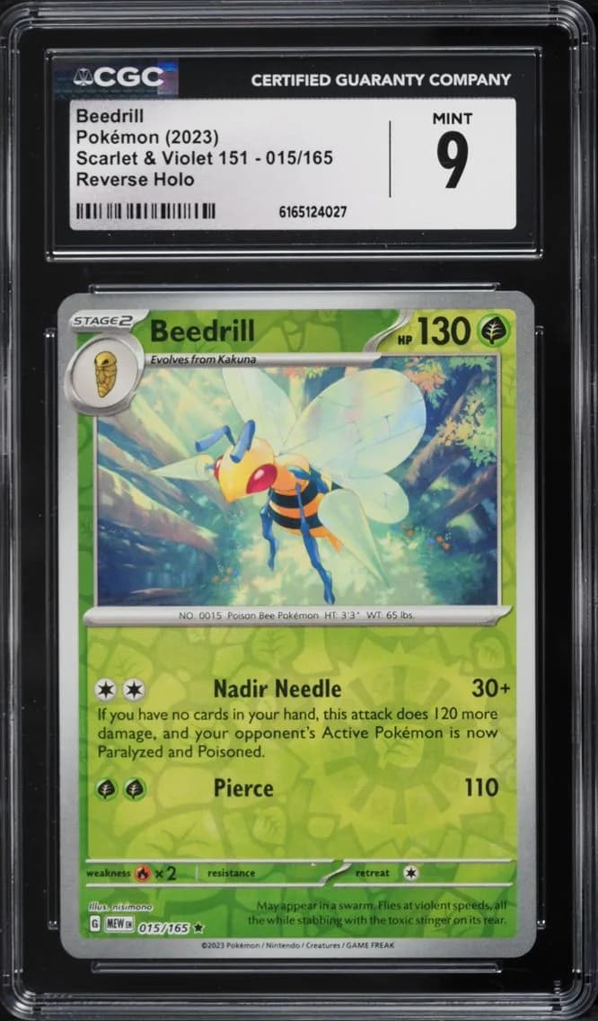 Beedrill, Scarlet & Violet 151, CGC 9