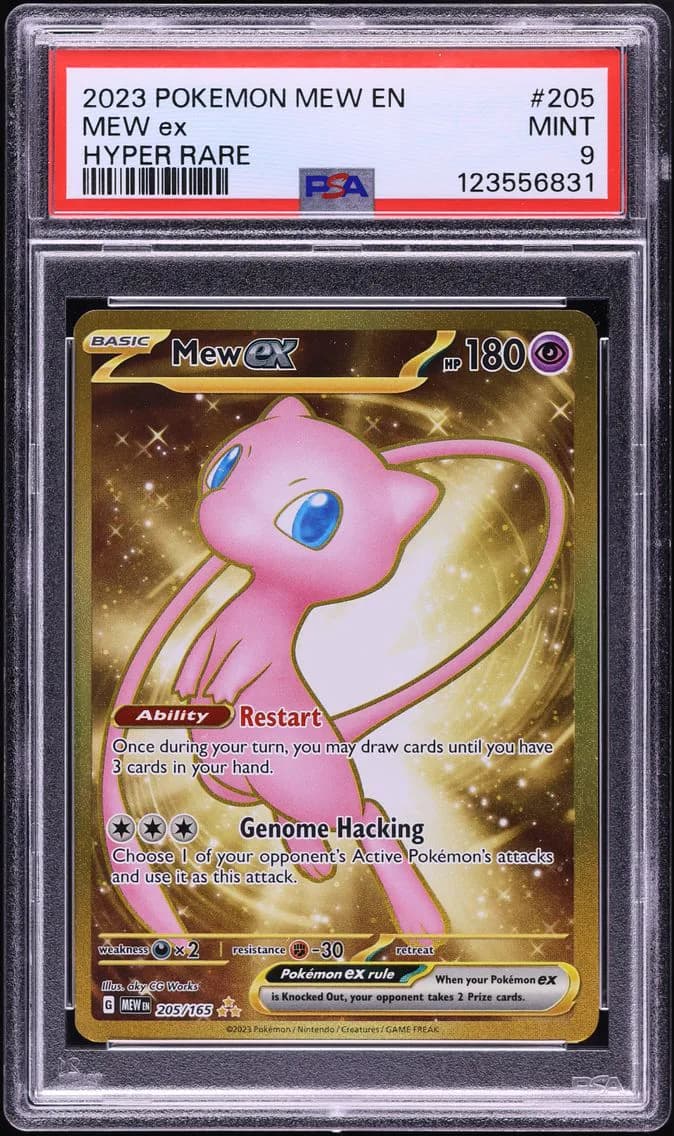 Mew EX, 151, PSA 9